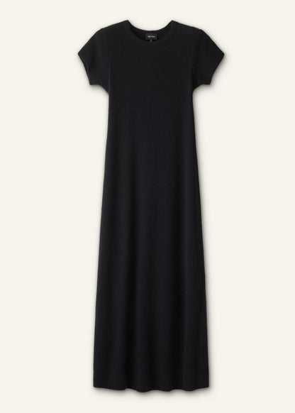 ME+EM Clothing Black A-Line Maxi Tee Dress