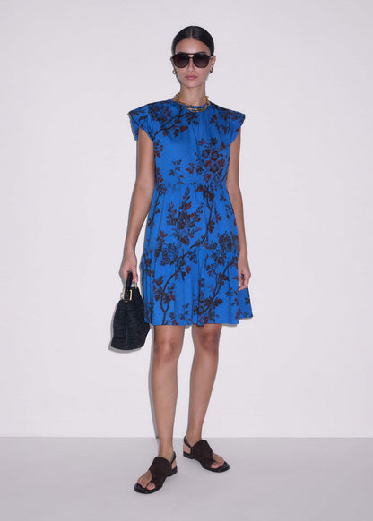 ME+EM Clothing Blue Short Swing Dress
