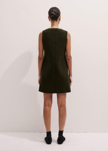ME+EM Clothing Olive Green Shift Mini Dress