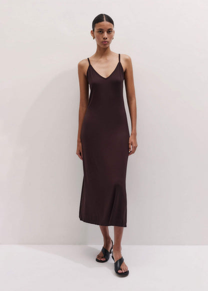 ME+EM Clothing Brown Pointelle Maxi Dress