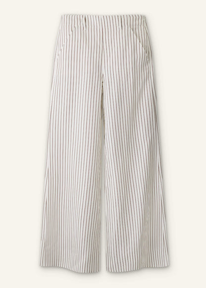ME+EM Clothing Ivory High Waist Wide Pant