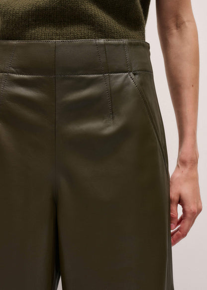 ME+EM Clothing Olive Green Wide-Leg Pant