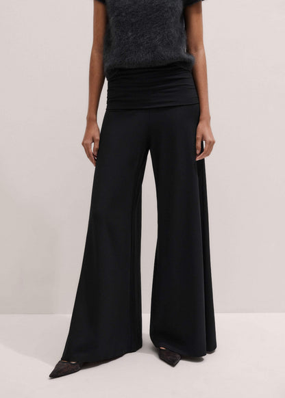 ME+EM Clothing Black Super Wide Palazzo Pant