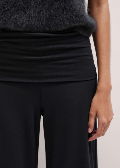 ME+EM Clothing Black Super Wide Palazzo Pant