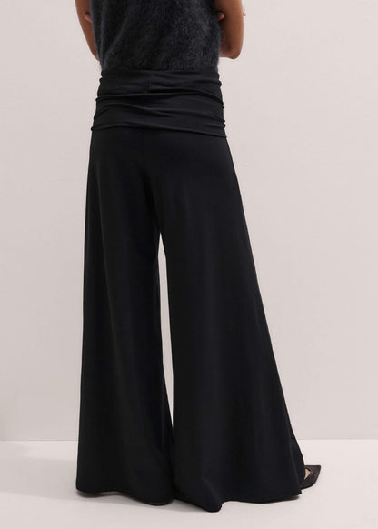 ME+EM Clothing Black Super Wide Palazzo Pant