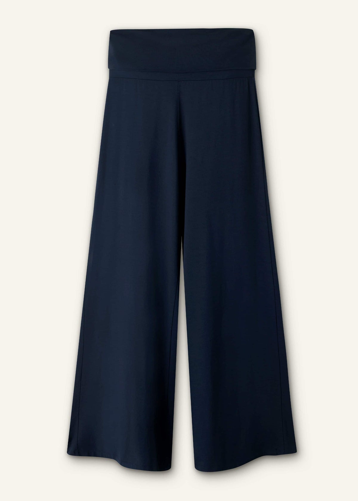 ME+EM Clothing Crop Palazzo Pant - Dark Navy Travel Pants |Vacation Shop