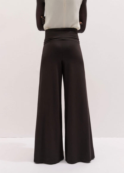 ME+EM Clothing Brown Super Wide Palazzo Pant