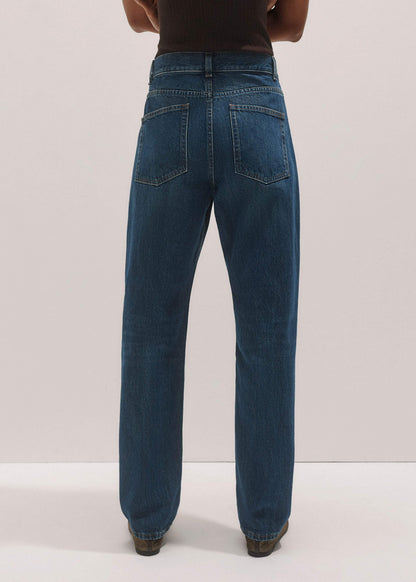 ME+EM Clothing Blue Full-Length Straight Jean