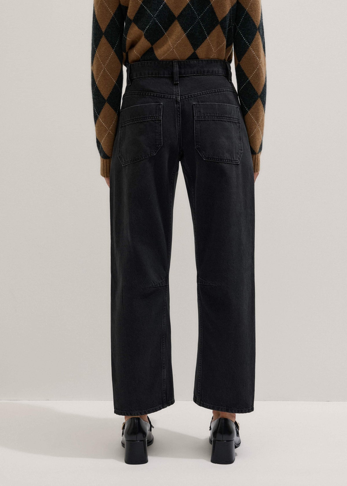 ME+EM Clothing Black Patch Pocket Engineered Jean