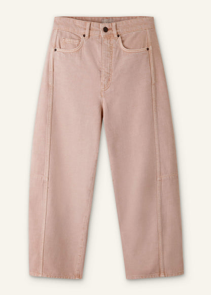 ME+EM Clothing Pink Exaggerated Crop Jean