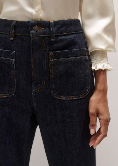 ME+EM Clothing Blue Subtle Flare Jean