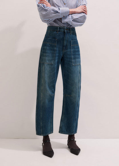 ME+EM Clothing Blue Patch Pocket Engineered Jean