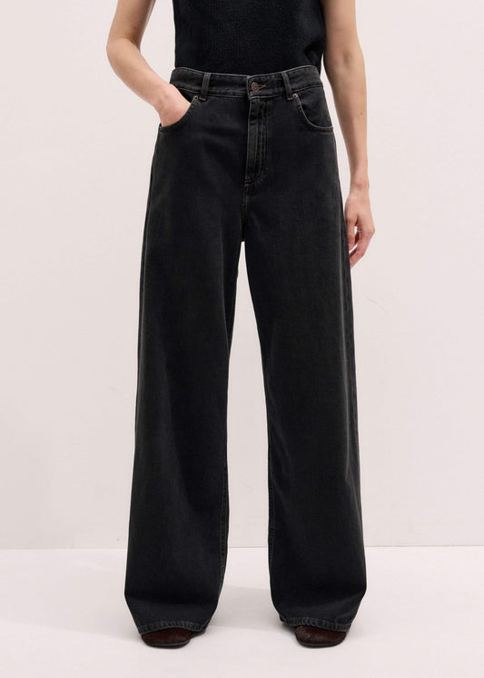 ME+EM Clothing Black Every-Wear Baggy Jean
