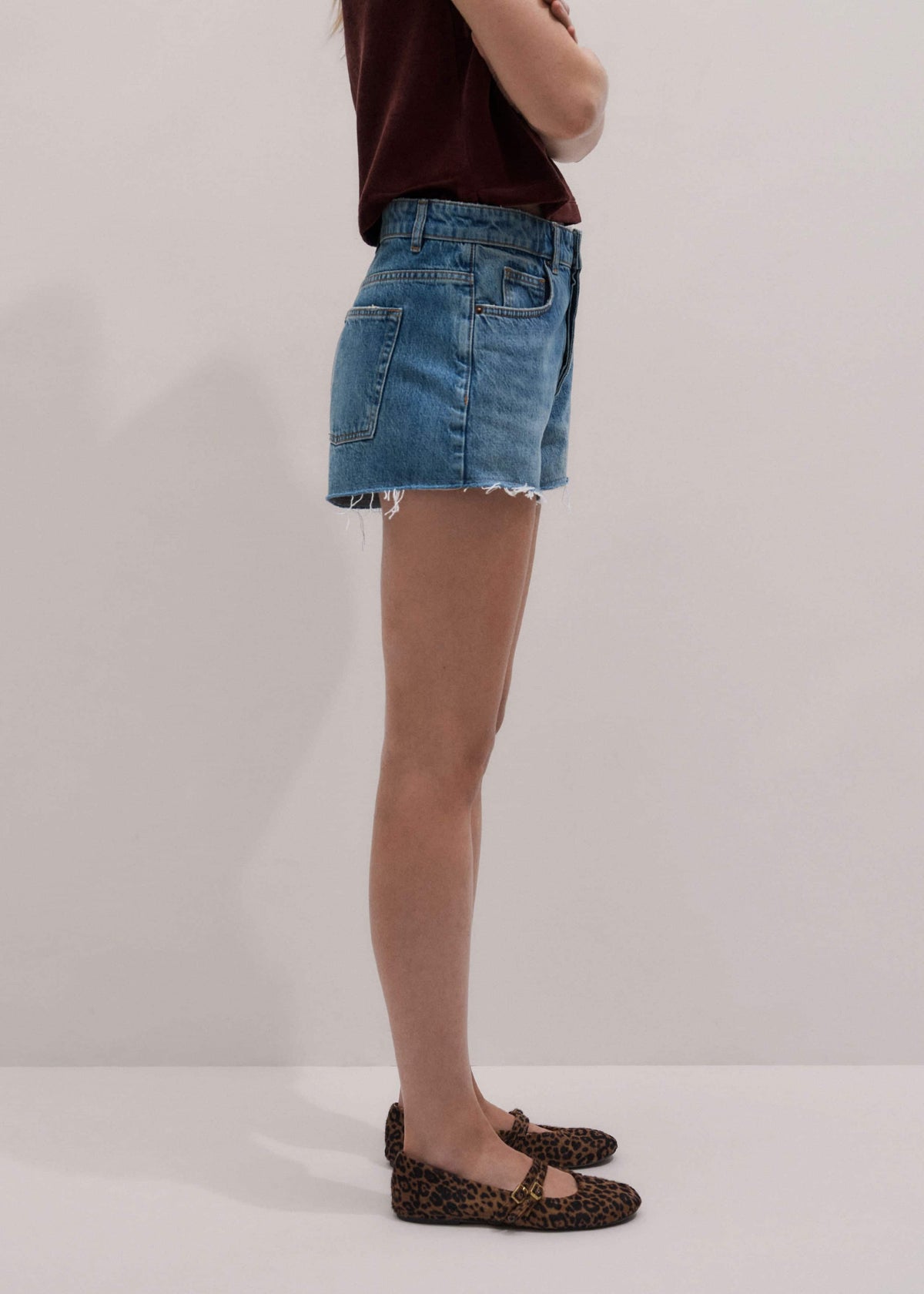 ME+EM Clothing Blue Classic Cut Off Short