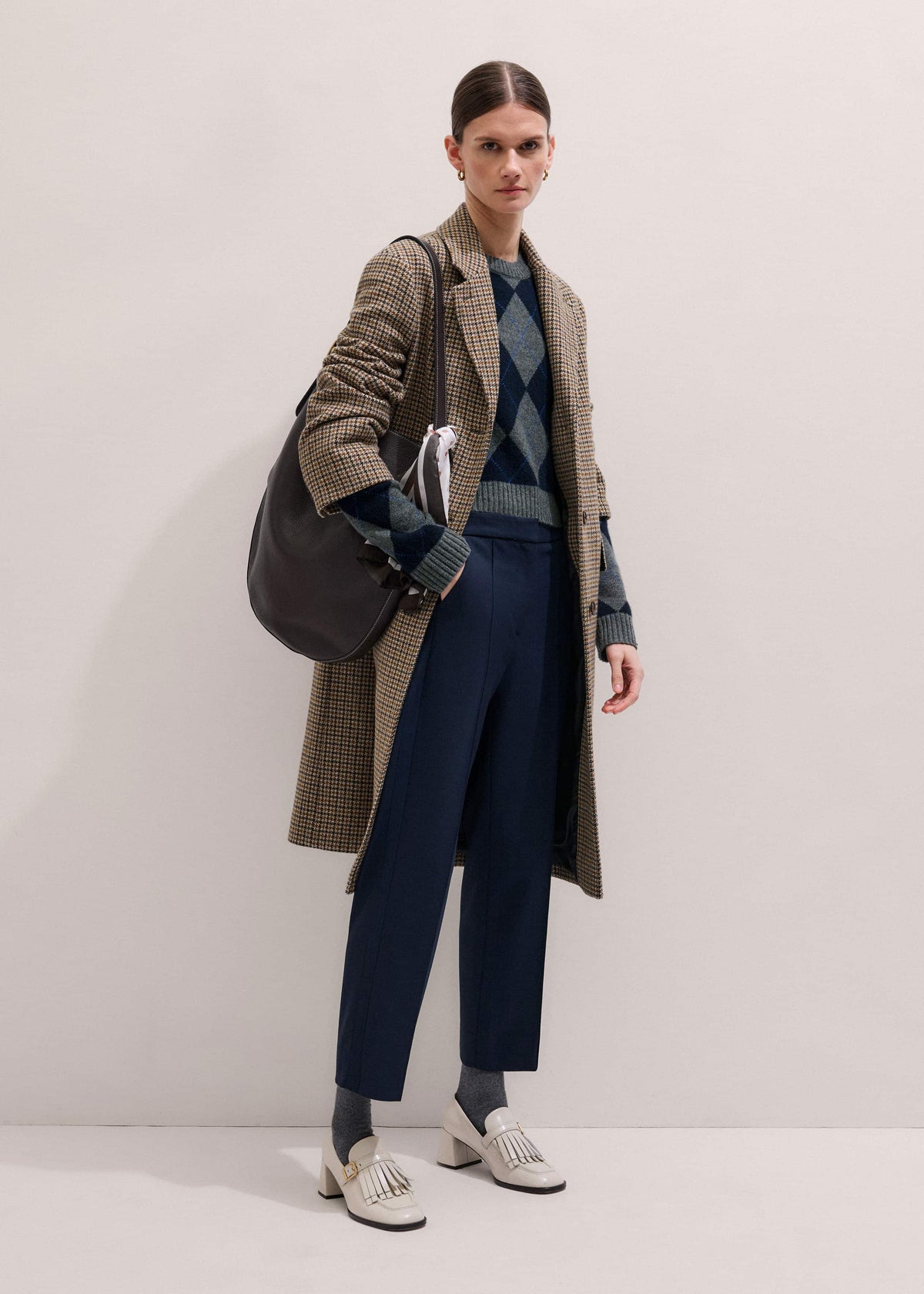 ME+EM Clothing Navy Slim Crop Forever Pant | Pants