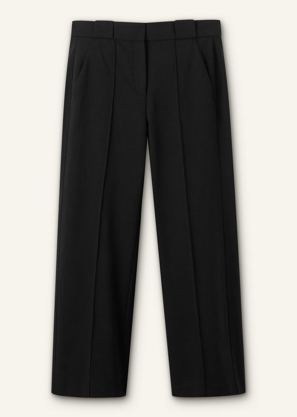 ME+EM Clothing Black Straight Crop Pant
