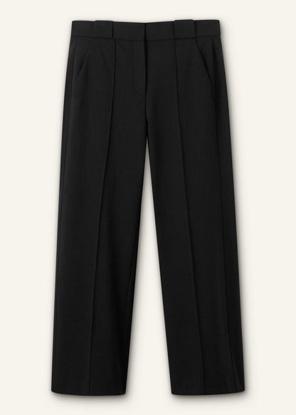 ME+EM Clothing Black Straight Crop Pant