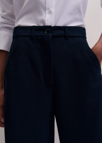 ME+EM Clothing Navy Textured Extreme Tapered Pant