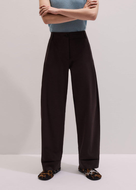 ME+EM Clothing Chocolate Brown Clever Tapered Chino