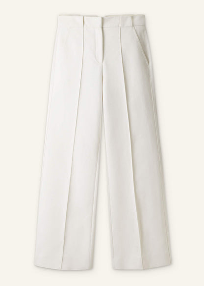 ME+EM Clothing Ivory Everyday Leg Elongator Pant