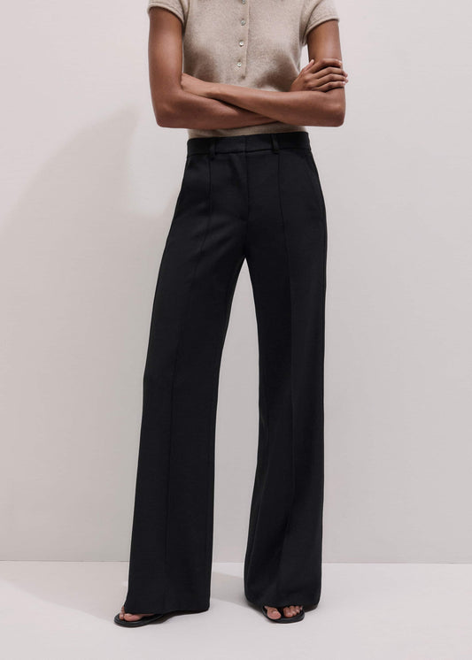 ME+EM Clothing Black Tailored Leg Elongator Pant