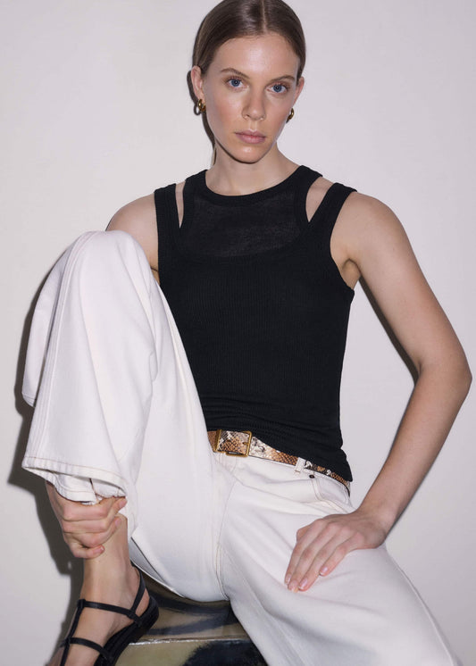 ME+EM Clothing Black 2-in-1 Vest