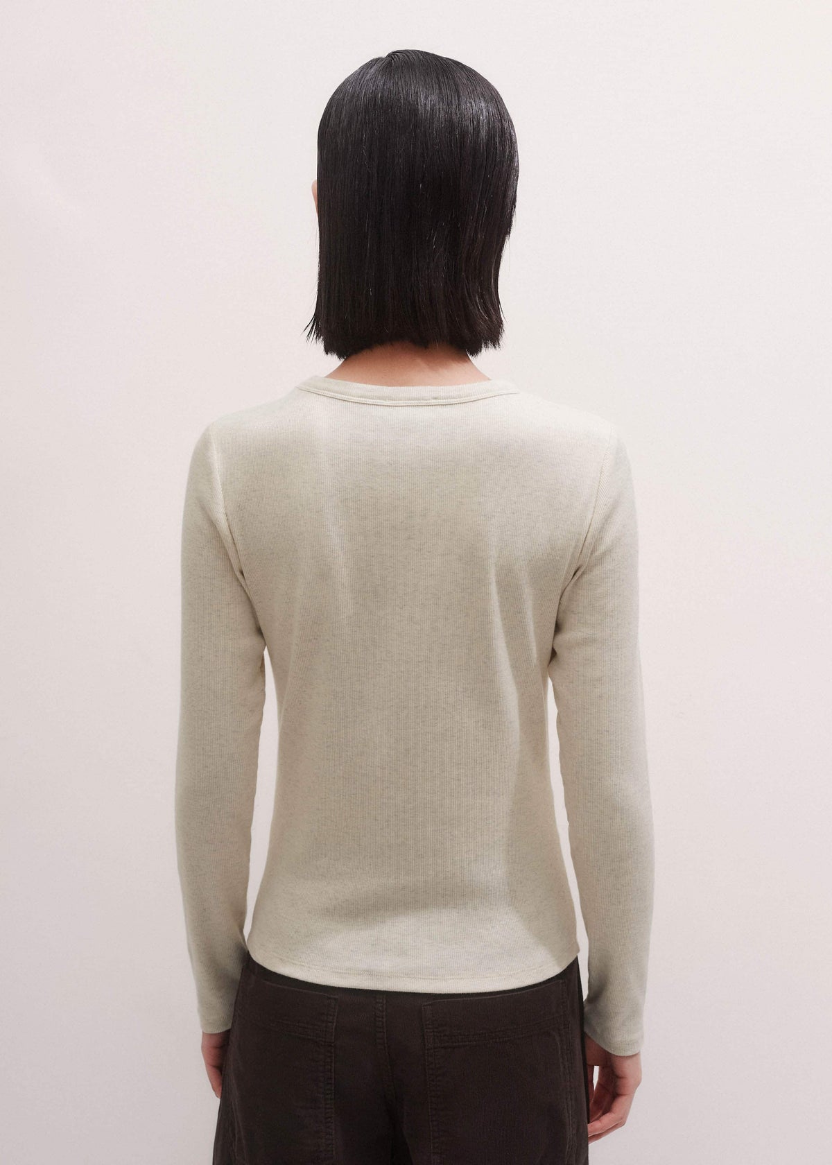 ME+EM Clothing Cream Perfect Basic Top