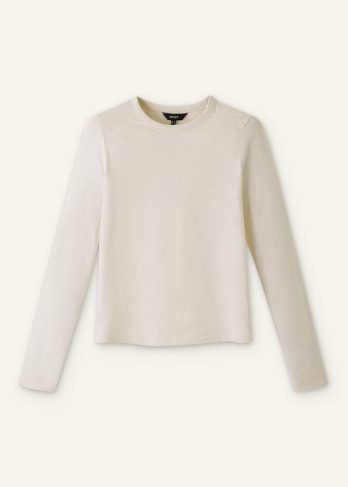 ME+EM Clothing Cream Warm Touch Top