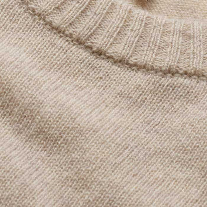 ME+EM Clothing Oatmeal Cashmere Shrunken Knit Baby Tee