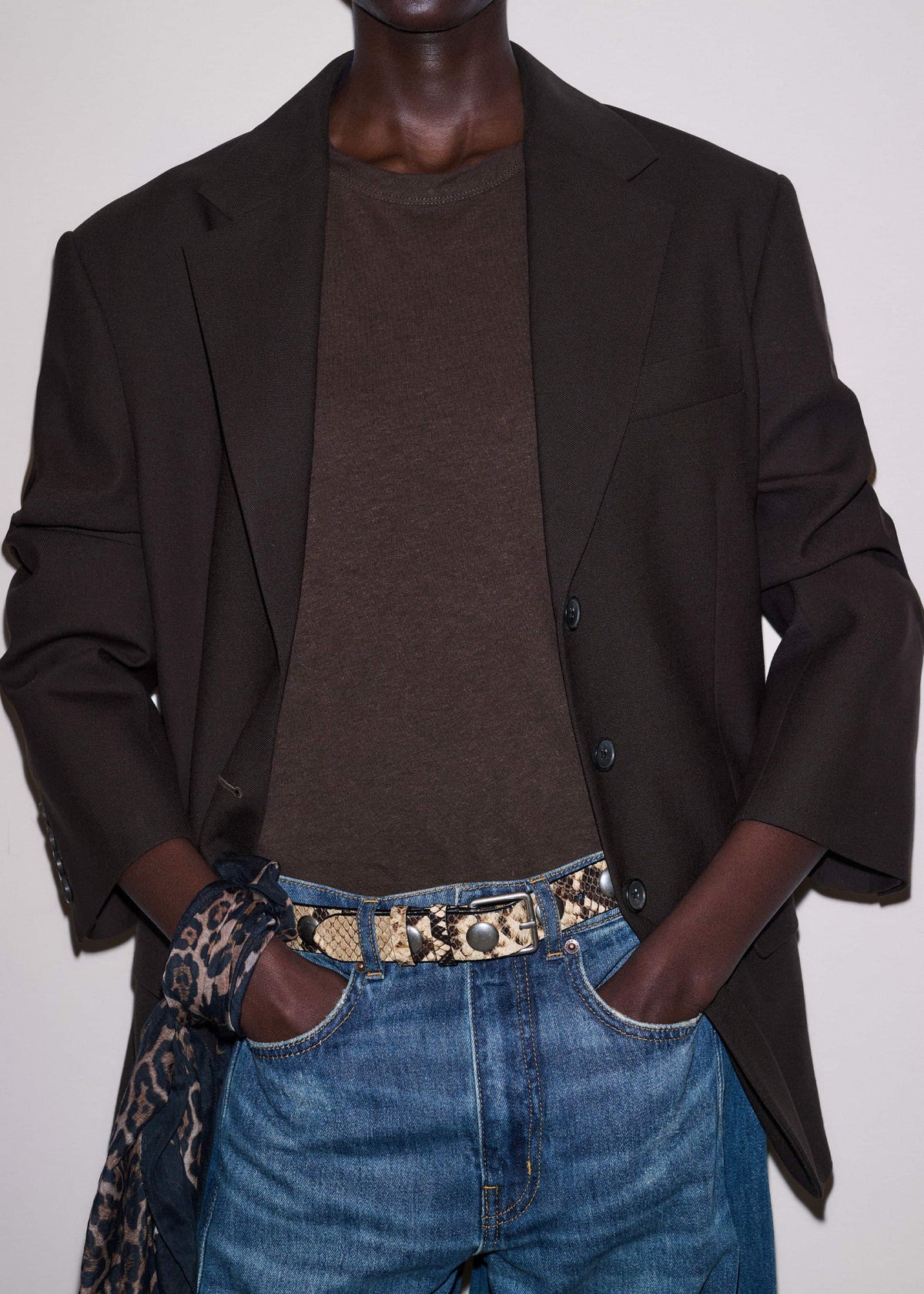 ME+EM Clothing Brown Soft Washed Tee