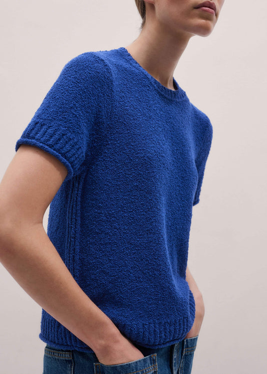ME+EM Clothing Blue Straight Knit Tee