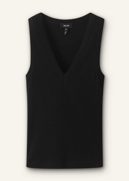ME+EM Clothing Black Ultimate V-Neck Vest