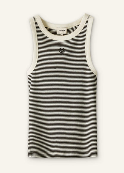ME+EM Clothing Black Swan Slim Tank Top