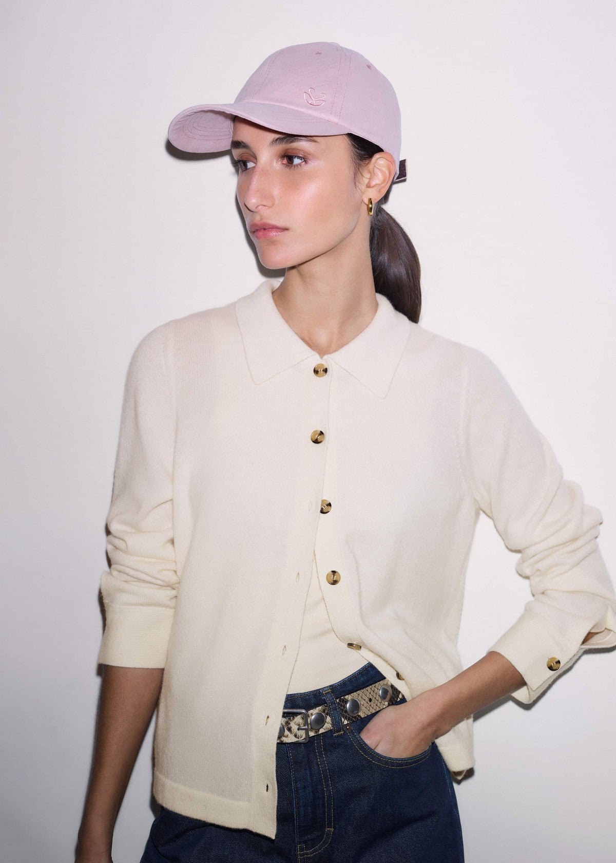 ME+EM Clothing Cream Relaxed Knit Shirt