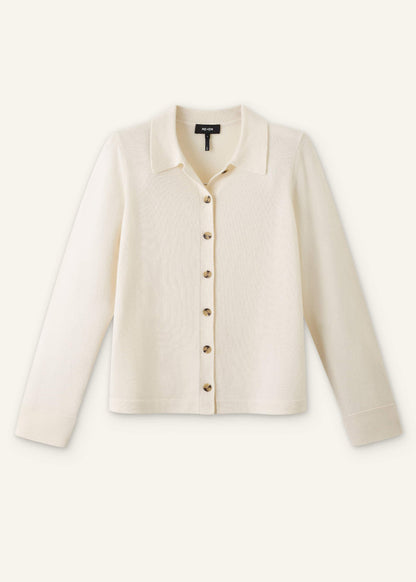 ME+EM Clothing Cream Relaxed Knit Shirt