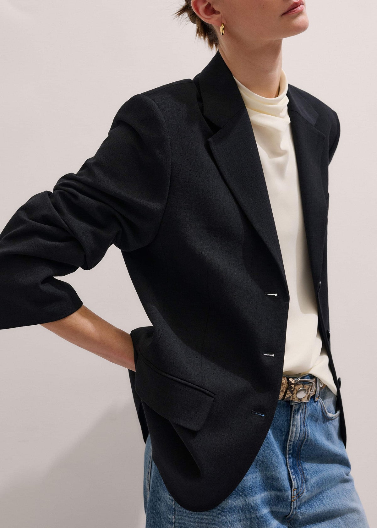 ME+EM Clothing Black Icon Oversized Blazer