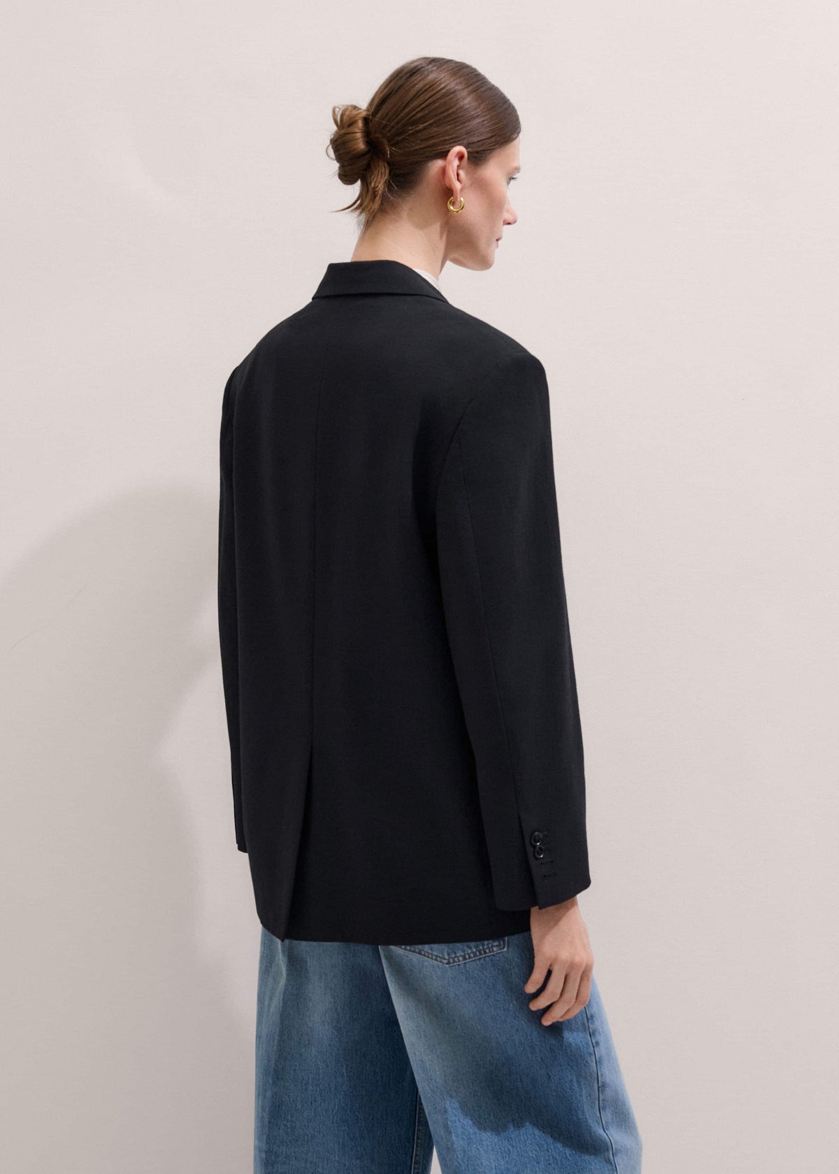 ME+EM Clothing Black Icon Oversized Blazer