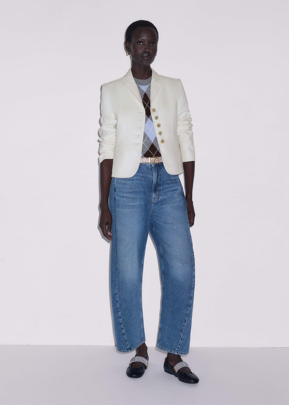 ME+EM Clothing Ivory Fitted Utility Jacket