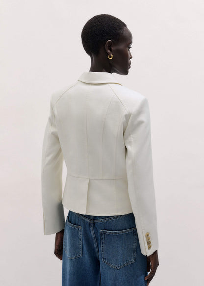 ME+EM Clothing Ivory Fitted Utility Jacket
