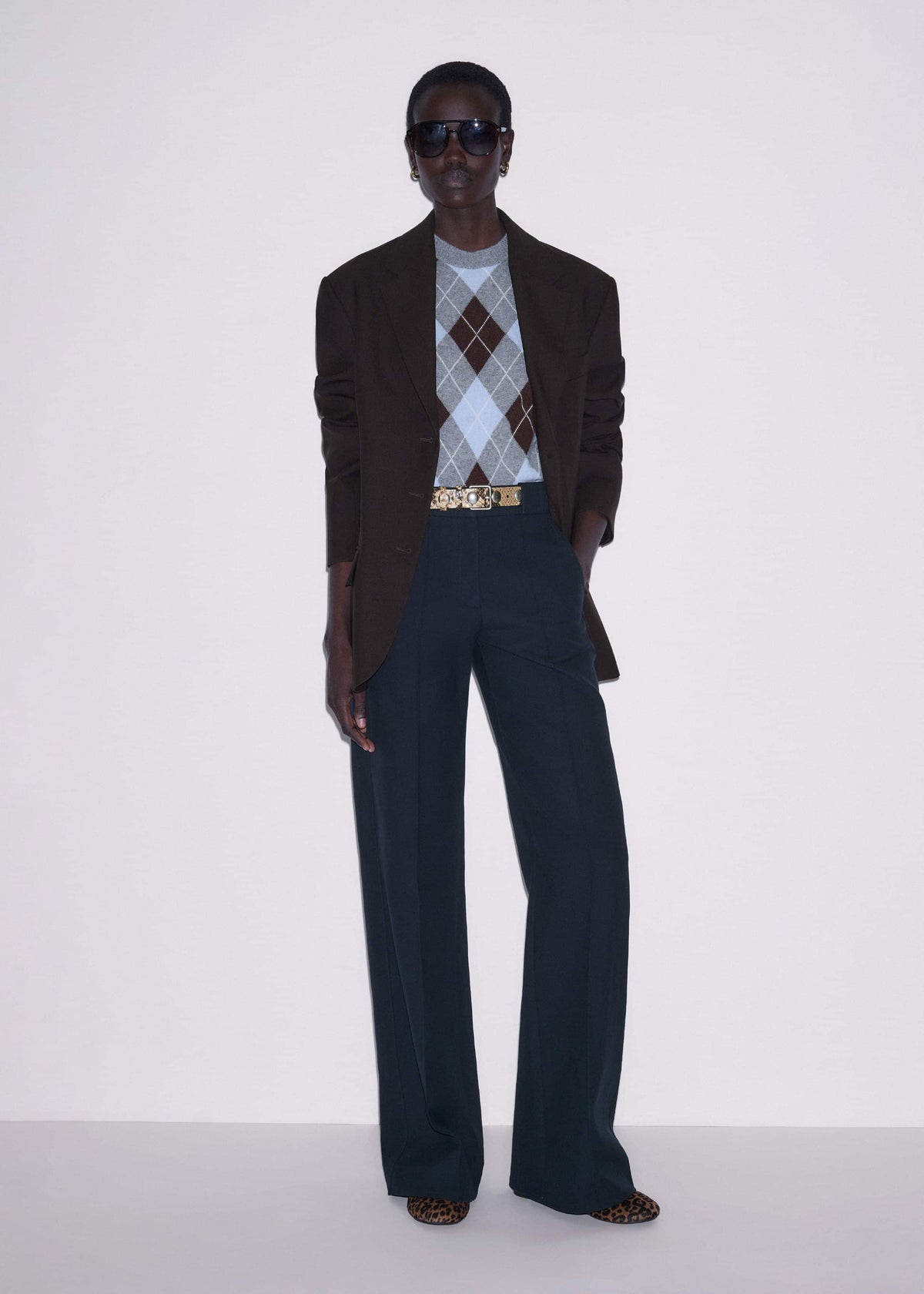 ME+EM Clothing Brown Icon Intelligently Oversized Blazer