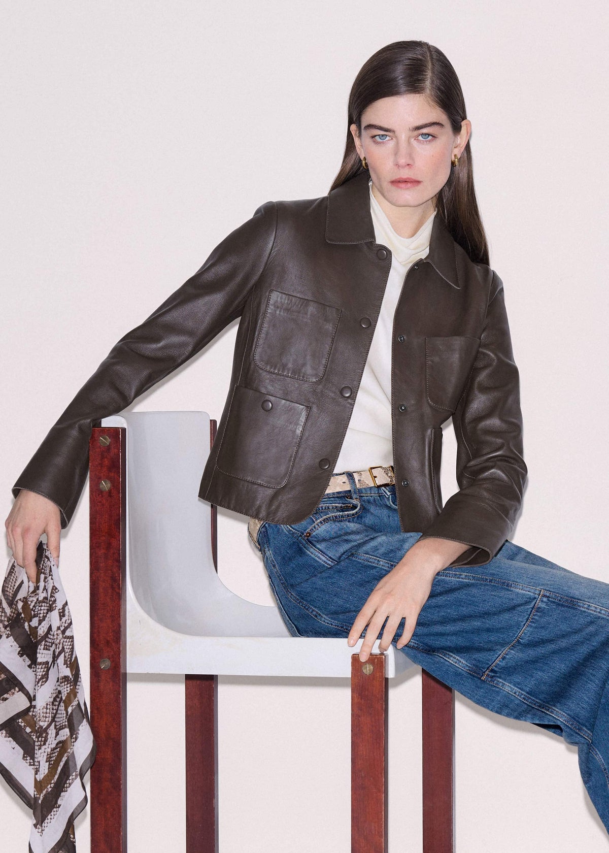 ME+EM Clothing Brown Patch Pocket Jacket