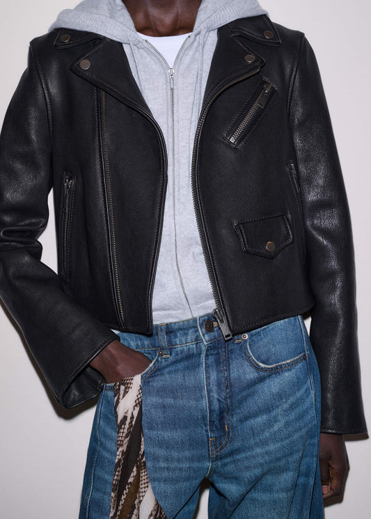 ME+EM Clothing Black Perfect Little Biker Jacket