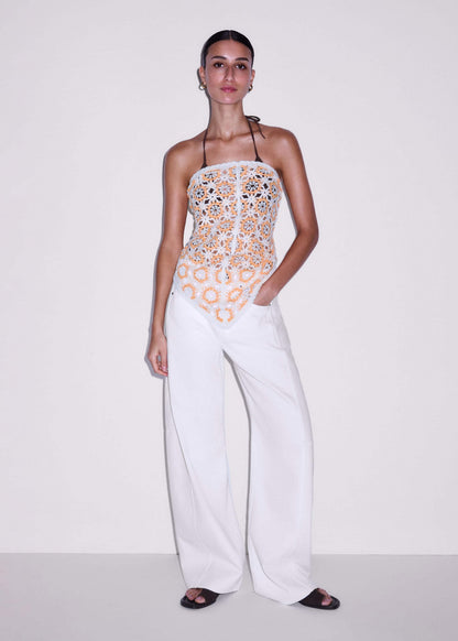 ME+EM Clothing|Accessories Orange Triangle Beach Sarong