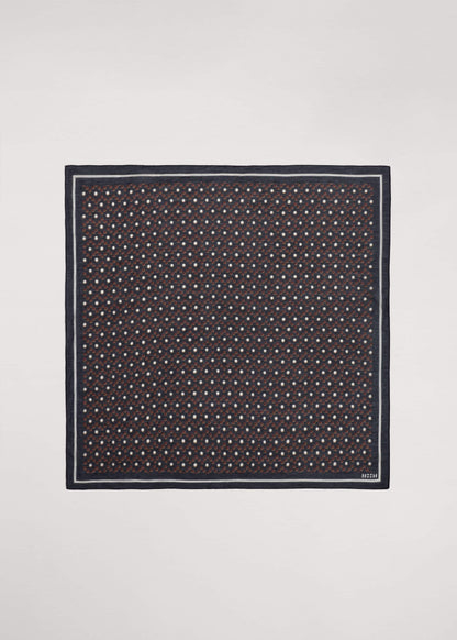 ME+EM Clothing|Accessories Black Dotted Border Scarf
