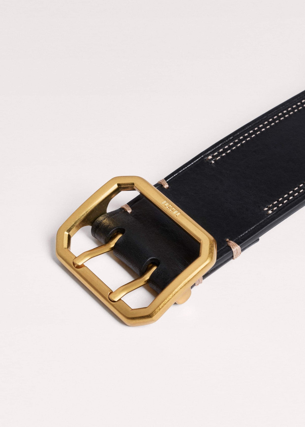ME+EM Clothing|Accessories Black Double Prong Belt