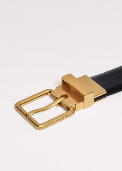 ME+EM Clothing|Accessories Dark Cinnamon Reversible Belt