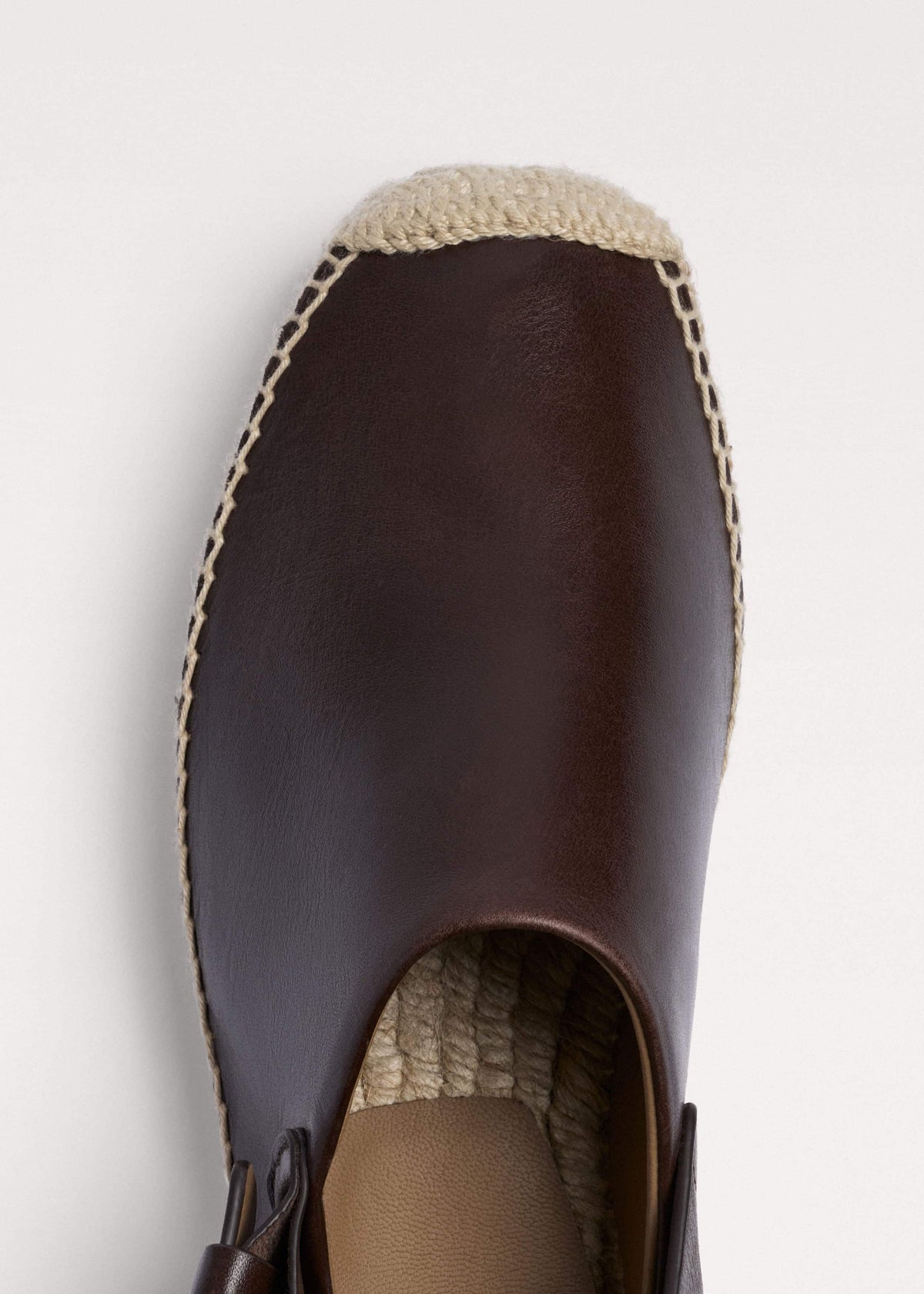 ME+EM Clothing|Accessories Brown Leather Slingback Espadrille