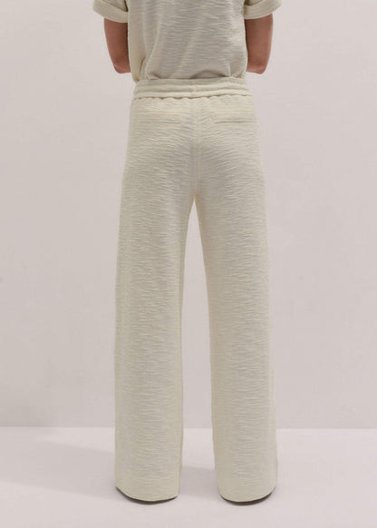 ME+EM Clothing Cream Wide-Leg Track Pant