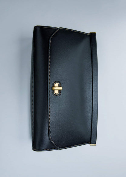 ME+EM Clothing|Accessories Black Tailored Clutch Bag