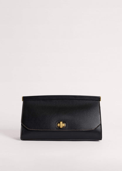 ME+EM Clothing|Accessories Black Tailored Clutch Bag